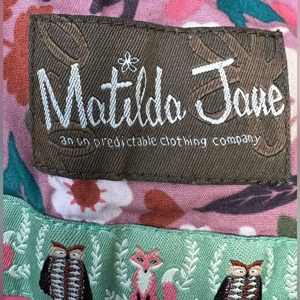 Matilda Jane Quiet Village Girls Kids Colorful Cross Back Dress. 18-24 Months.